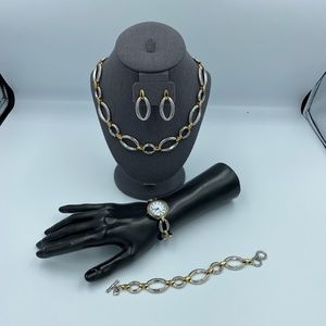 Brighton Two Tone Alta Collection VERY RARE 4 PCS